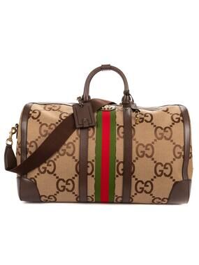 Gucci Savoy Web Convertible Duffle Bag #355322G21B